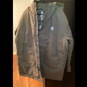 NWT Olive Green Adidas Padded Parka Men’s Large